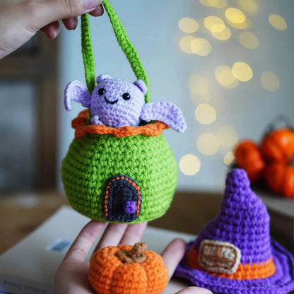 Halloween Spooky Castle Crochet Kit For Beginners With Easy Peasy Yarn