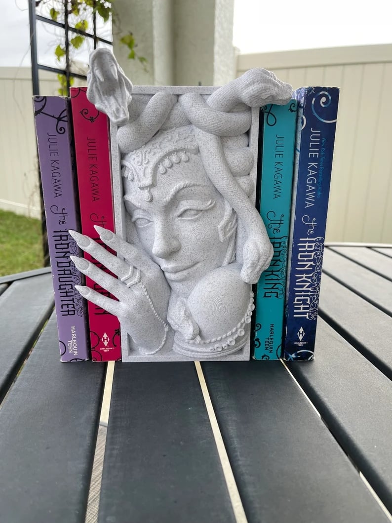 (🔥Hot Sale Now 49% Off) - Medusa Book Nook 3D Printed Choose Color Fantasy Book Shelf