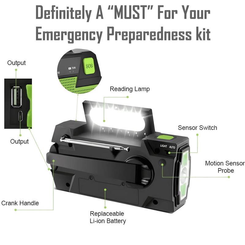 Free shipping🔥All-in-One Emergency Solar Powered Radio