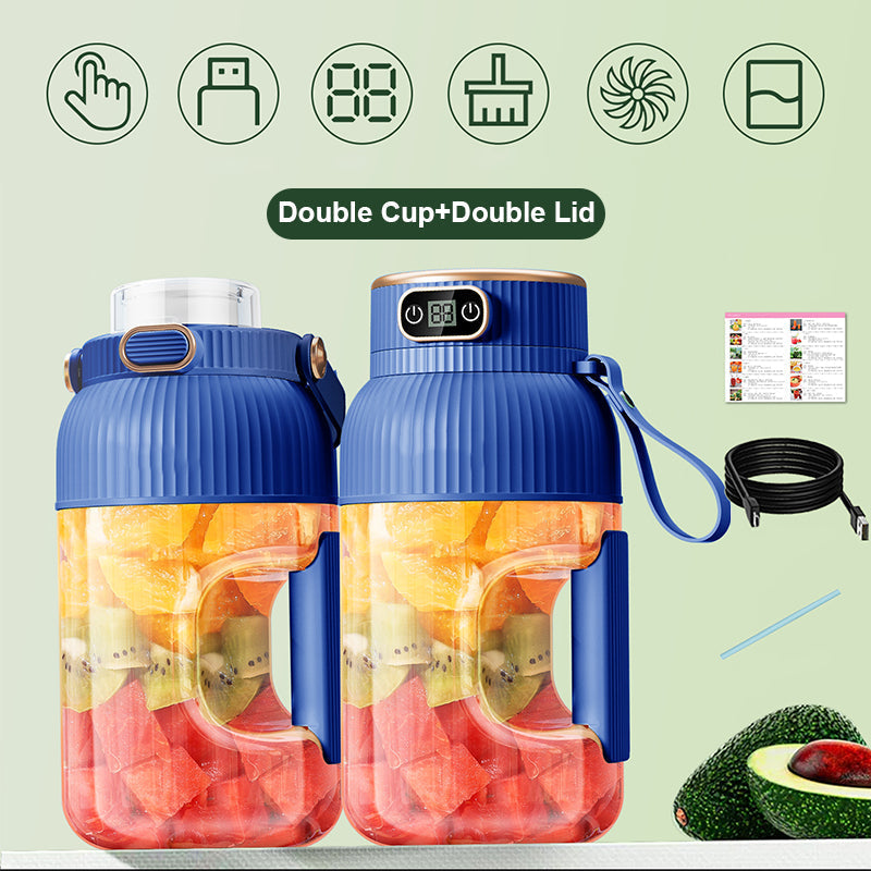 🔥Summer Hot Sale ❄️Multifunctional Portable Juicer Cup With Digital Display